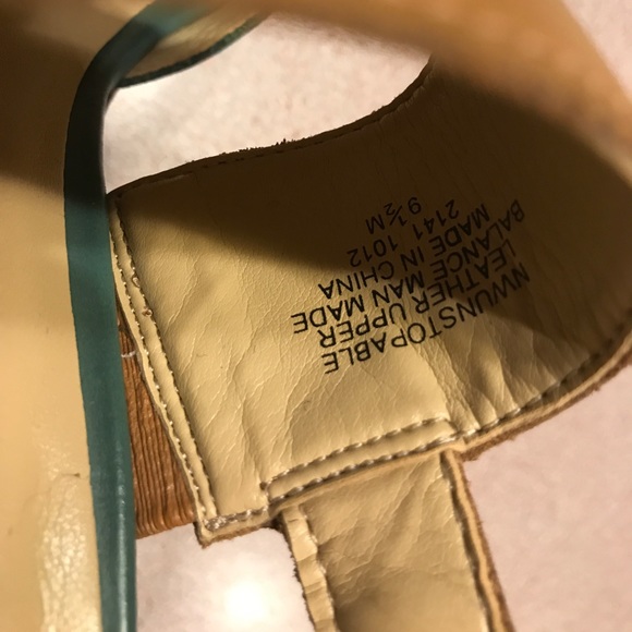 👌 Platform leopard print Nine West wedges 👌 - Picture 4 of 5